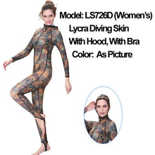 Load image into Gallery viewer, Dive&amp;Sail UPF50+ Camouflage Snorkeling Dive Skin