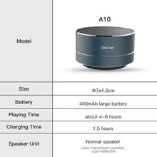 Load image into Gallery viewer, QCY A10 wireless bluetooth speaker metal mini portable